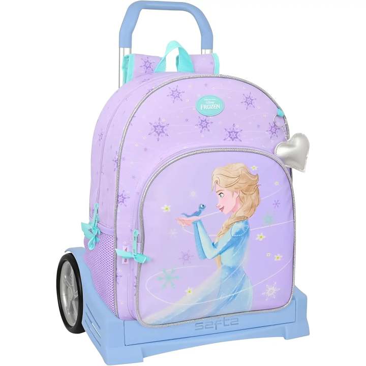 Mochila escolar doble con carro Evolution FROZEN SPIRIT 32x15x42CM