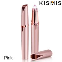 KISMIS Kit De Epilador Eléctrico Recargable USB Mini Para Mujeres Eliminación De Vello Facial Pincel De Cejas Sin Dolor - details 10