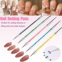 YIKOOLIN Set De 7 Pinceles De Uñas Profesionales Doble Cabeza Diseño De Armadura Para Arte De Uñas UV Kit De Herramientas De Manicura De Calidad Salon - details 2
