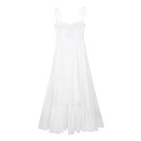 Vestido Largo De Encaje Elegante Para Mujer TFMLN Verano Clásico Moda Sólida Cierre Lateral A-line Party Vestido Suave Cintura Alta - details 2