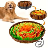Pad De Olfateo Para Perros De Terciopelo Lavable Y Plegable Juego Lento De Alimentación Tapete De Entrenamiento Para Perros Interactivo - details 3