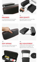 Caja De Reposabrazos Para Coche Soporte De Codo Ajustable Organizador De Espacio Entre Asientos Almohadilla De Reposabrazos Universal Accesorios Para Coche Material PU Cuero - details 7