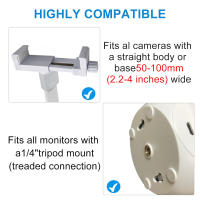Soporte Universal Para Monitor De Bebé En Blanco Con Cámara Flexible De Silicona Ideal Para Montar IP Cámara Sin Agujeros Soporte Para Cuna - details 4
