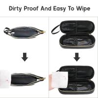 Bolsa de cosméticos transparente, multifuncional, de gran capacidad, de PVC, para guardar cosméticos, portátil, de viaje, con separación de ropa seca y húmeda. - details 6