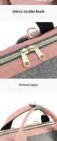 Bolsa de pañales para bebé, mochila impermeable de moda para mamá, maternidad, mochila para mamá, cambiador de pañales para bebé, bolsas de lactancia para mamá - details 6