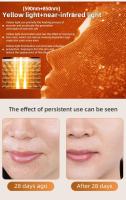 Máscara De Luz Roja LED Para Terapia De Piel Con 480 Lámparas De 4 Colores Ajustables Silicone Material Para Belleza Del Cuello Y Cuidado De La Piel - details 5
