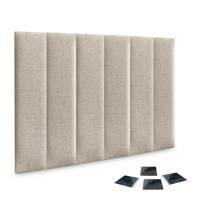 DHOME Juego de Paneles Tapizados de Lino Pack Autoadhesivos para Pared Acústicos Absorbentes Protección - details 8