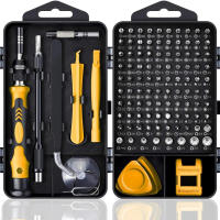 Juego De Destornilladores De Precisión 115 En 1 Con Puntas Magnéticas Para Reparación Profesional Herramientas De Mano Con Rodillo Extendible Para PC iPhone - details 0