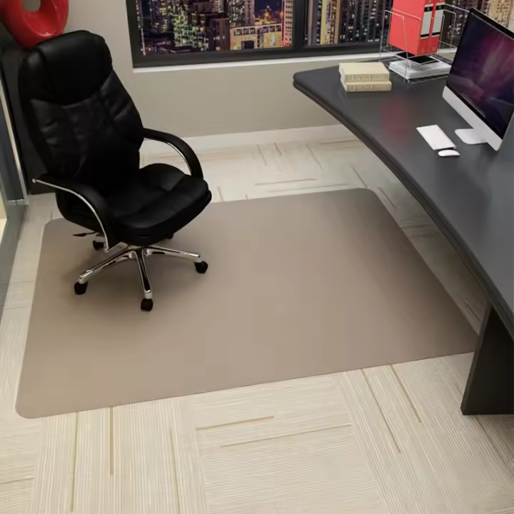 Carpetas De Silla De Oficina 90x120cm Anti-Derrapantes Para Sala De Estar Dormitorio Y Gaming Material TPR Y Poliéster Resistente Al Agua Y Al Desvanecimiento - 1