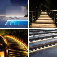Tiras LED COB 220V Alta Brillo 12W/M Impermeables IP68 Flexibles Para Iluminación De Cocina Armarios Jardín Al Aire Libre - details 9