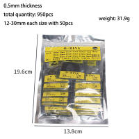 Juego De 960 Piezas Anillo De Goma Impermeable Para Reloj 12-30mm Espesor 0.5mm Herramientas De Reparación Para Relojeros - details 1