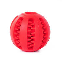 Bola De Juguete Para Perros Y Gatos Masticable Y Limpia Los Dientes Bola De Alimento Para Mascotas Material No Tóxico Resistente Al Mordisco - details 5