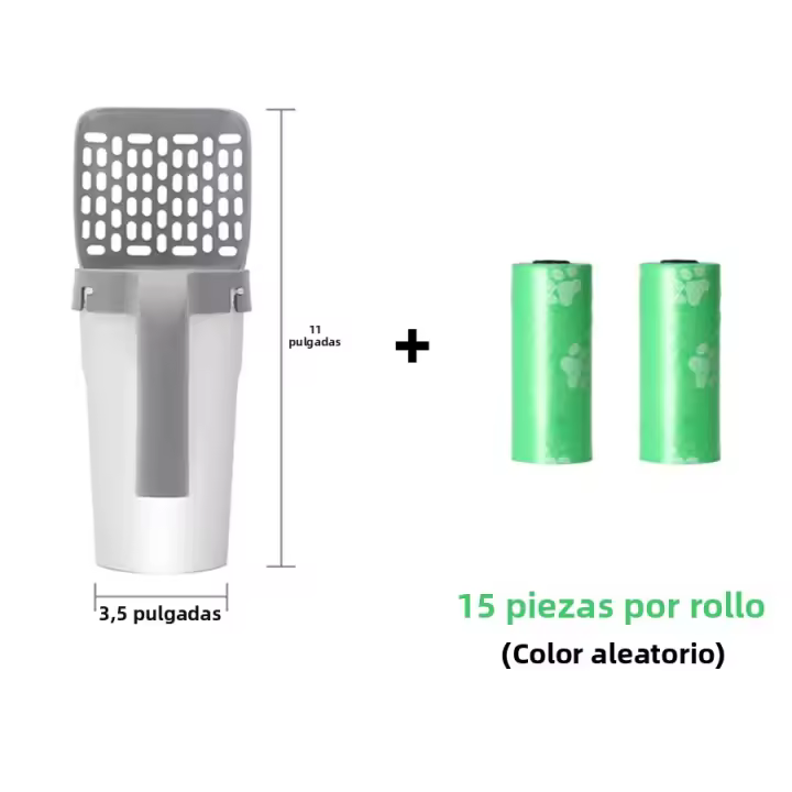 Juego De Escobillas Para Caja De Arena De Gato One Piece Apto Para Recoger Heces De Mascotas Portátil Y Desmontable - 1