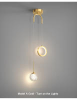 Lámpara Colgante Nórdica LED Para Iluminación Interior De Dormitorio Y Sala De Estar Decoración De Hogar Lámpara Colgante Para Mesa De Comedor - details 8