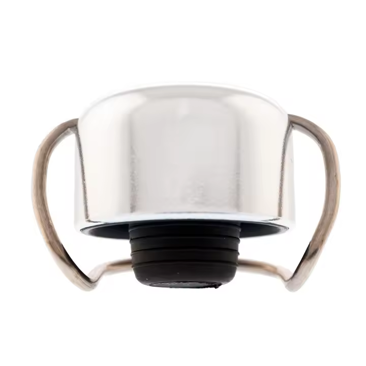 KOALA BODEGA Set 2 Tapones Cava Metal Y Silicona 5x3,4x3CM Plata Brillo Tapa cierre presion Transportable - 1