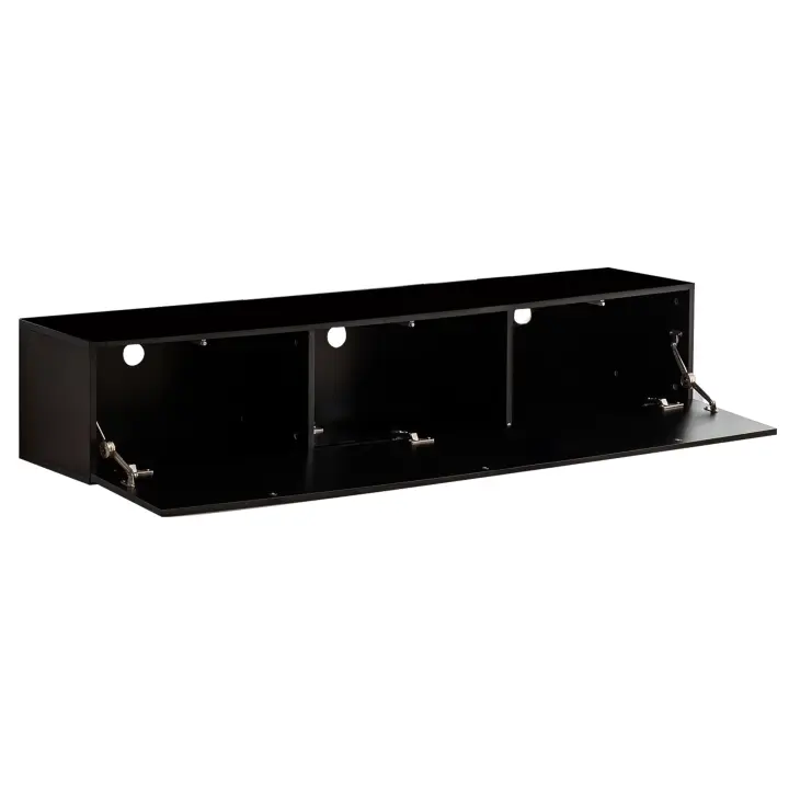 Soporte TV, Soporte Suspendido TV Soporte TV enano 160x30,5x34cm, Negro - 1