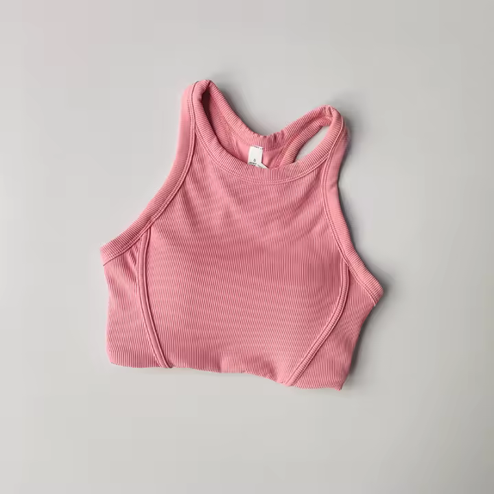 Top De Yoga Para Mujer Racerback Unipiece Secado Rápido Deporte Fitness Ropa Deportiva Sin Mangas Para Correr Y Uso Externo - 1