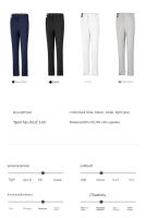 PGM Pantalones De Golf Para Mujer Con Alta Elasticidad Y Comodidad Trousers Deportivos De Verano Ajustados KUZ143 - details 2