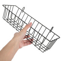 Cesta Colgante De Hierro Para Organizar Almacenamiento En El Baño Y Cocina Estantería Colgante Para Compras Caja De Almacenamiento Plegable - details 4