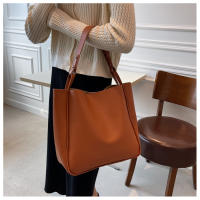 Bolso De Hombro Para Mujer Estilo Retro Minimalista Gran Capacidad Malla Texturada Bolso De Comercio Forma De Barroco - details 22
