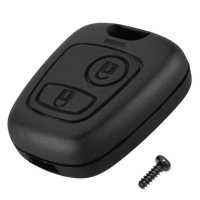 Ociodual Carcasa de Recambio Llave sin Espadin Compatible con Citroen C1 C2 C3 C5 Xsara Saxo Berlingo Picasso Negro 2 Botones - details 1