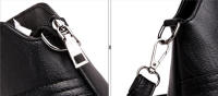 Bolso De Hombro Para Mujer De Cuero PU Vintage Diseño De Lujo Pequeño Bolsa De Mano Splicing Bolso De Viaje Tote De Compras - details 21