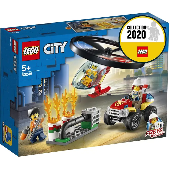 LEGO City - Helicóptero de bomberos - Mayores de 5 años - Juego de imaginación - Flying Helicopter - 1