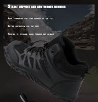 Zapatos De Senderismo Impermeables Para Hombres Botas De Trekk Ingles Casuales De Verano Y Otoño Para Escalada Y Senderismo Con Cubierta Del Tobillo Material De Suela De Goma Talla Verdadera - details 5