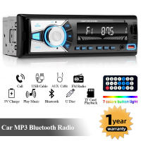 Receptor De Radio De Coche Hippcron 1 Din Bluetooth Estéreo Llamadas Hands-Free MP3 Con AUX/USB/TF In-Dash Kit De Instalación - details 0