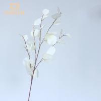 1PC Hojas De Árbol De Otoño Artificiales Para Decoración De Boda Y Hotel Eucalipto Y Manzana Simulación De Hojas De Planta Artificial De Seda - details 6