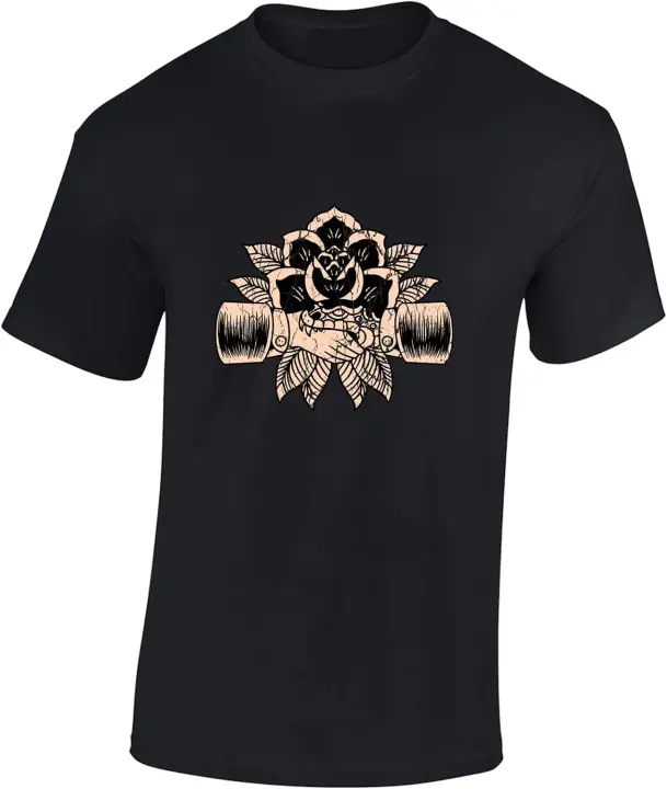 Deal-camiseta en blanco y negro para hombre, camiseta moderna de calidad Premium - 1