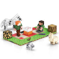 Bloques De Construcción Magnéticos Con Mini Figuras Y Animales Para Niños Y Niñas Tema MC Juguetes Educativos STEM Regalos Para Niños Y Niñas - details 6
