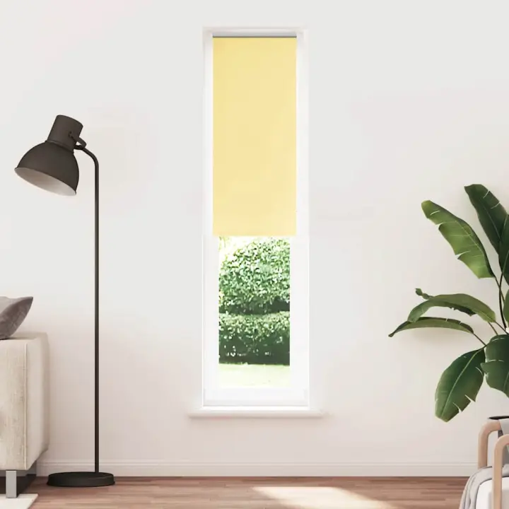 Estor Enrollable Opaco Amarillo 55x230 cm Tela Ancho 50,7 cm - 1