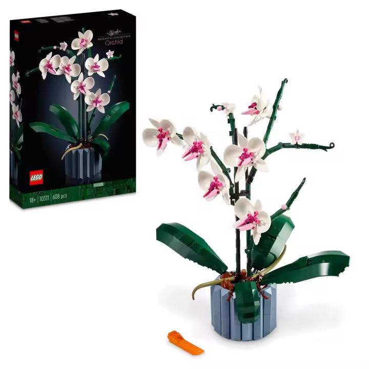LEGO 10311 Icons Orquídeas Kit de Construcción de Planta Decorativa (608 Piezas) - 1