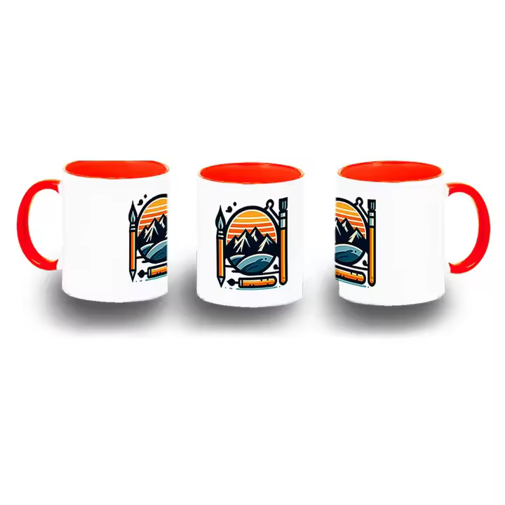 MERCHANDMANIA TAZA COLOR logo profesional artista pintura arte color mug - 1