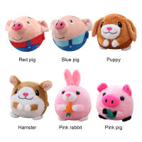 Muñeco De Peluche Animado Con Música Y Vibración Juguete Interactivo Eléctrico Para Mascotas Resistente Mordida Bola Saltarina De Cerdo Para Perros - details 9