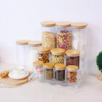Set de 2-4 Tarros de Vidrio con Tapa de Bambú, Borosilicato Transparente, Resistentes y Herméticos, Tarros de almacenamiento de cristal claro y seguro, ideal para alimentos. Alta calidad y durabilidad. Disponible en 800 ml hasta 1400ml. - details 7
