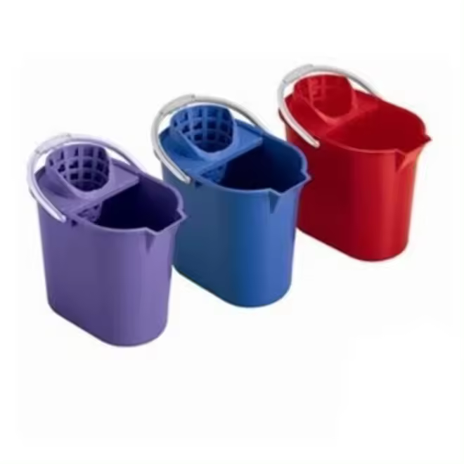 Cubo Escurridor Mery Ovalado 12L Azul Polipropileno - 1