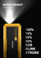 Arrancador de batería de coche multifuncional, bomba de aire de 26800mAh,GOOLOO GP4000 PRO Jump Starter, Power Bank de , Pico de 4000A, Salida de CC de 15V 10A, LED Blanco de 1W, Diesel de 10L - details 16