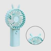 Ventilador de refrigeración de mano funciona con Pilas AA ventilador Pequeño con orejas para oficina en casa Viajes al Aire Libre y Camping - details 9