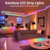 Tira De LED Neón RGBIC 5V USB IP65 Con Bluetooth Y Control Remoto Para Decoración DIY Iluminación SMD 48 LEDs/watt 50000horas De Vida Útil - details 6