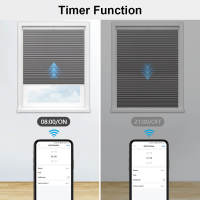 LoraTap Tuya Smart Life Motor De Cinturón WiFi Control Remoto Luz De Fondo Control Por Voz Google Assistant Alexa Para Cortinas Automáticas - details 5
