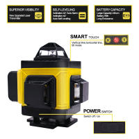Pracmanu 16 Líneas Nivel De Láser 4D 360° Con Control Remoto Banda De Luz Verde Horizontal Y Vertical Auto-Nivelado - details 2