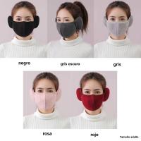 Mascarilla De Ciclismo Invernal Transpirable a Prueba De Viento Caliente Con Gorro Para Orejas Cubierta De Bricioleta Material De Poliéster Talla Única Para Mujeres - details 1