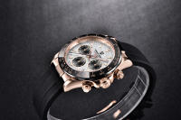 Reloj De Cuarzo PAGANI DESIGN Para Hombre 2023 Marca Top Cronógrafo Deportivo Impermeable Con Correa De Silicona Y Acero Inoxidable Lujo Reloj Con Fecha Y Manos Luminosas - details 3