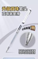 M&G Bolígrafo De Gel Secado Rápido 0.5 Mm Negro Escribiente Suave Con Cuerda De Silicona Suave Recargable Para Escuela Y Oficina - details 2