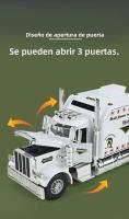 Camión Peterbilt 389 1/24 Escala Juguetes De Metal Con Sonido Y Luz Modelo De Coche Eléctrico Regalo Para Niños Colección - details 10