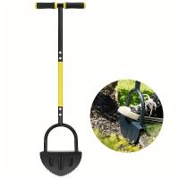 Afilador De Césped Manual En Forma De Luna Mitad Con Borde Serrado Herramienta De Poda De Mano Para Jardín - details 0