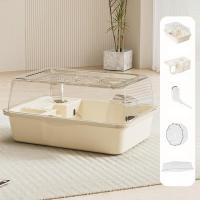Jaula Para Hamster Multifuncional Con Ventilación Superior Abreable Hogar Fácil De Limpiar Para Rata Cocheona Conejo Ratón Erizo De Espina - details 4