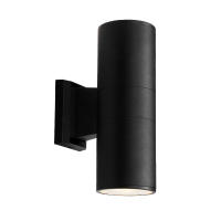 LED al aire libre lámpara de pared arriba y abajo lámpara de pared de una sola cabeza lámpara de pared de aluminio creativo redondo doble cabeza lámpara de pared - details 0